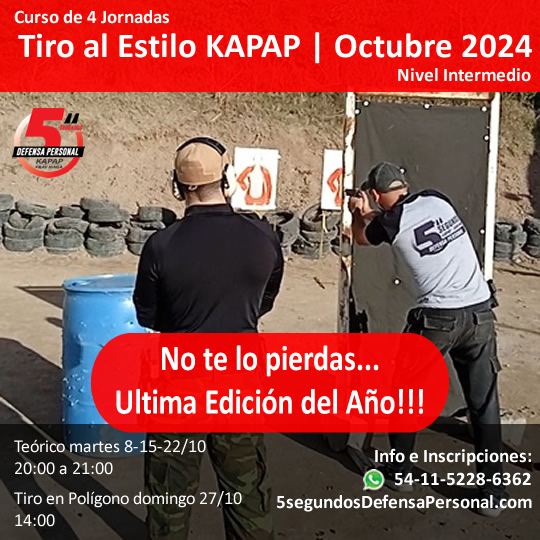 curso de tiro intermedio estilo kapap octubre 2024