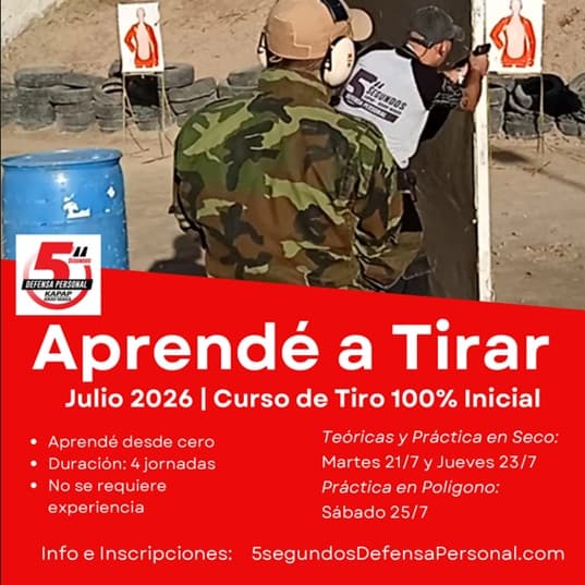 curso de tiro inicial julio 2026